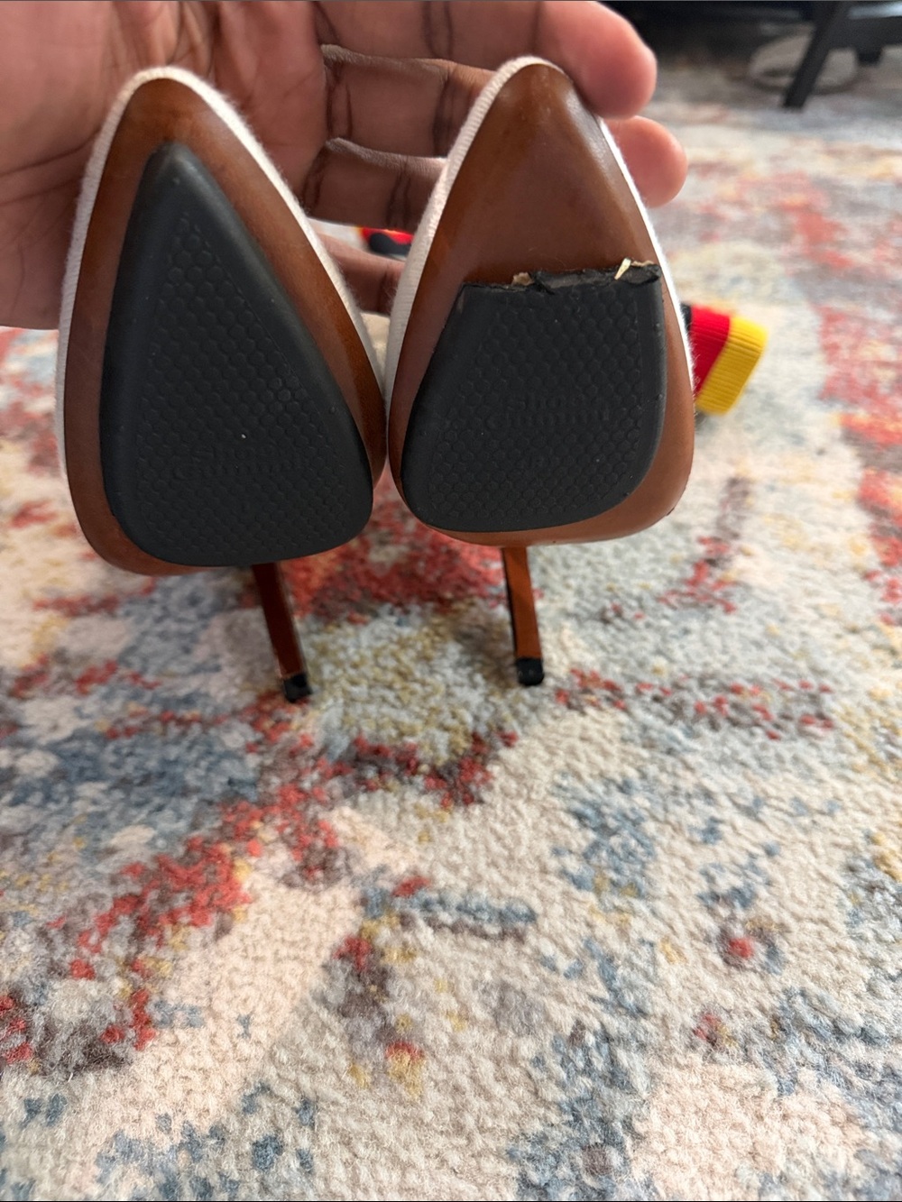 Vetements Knee-High Sock Heels with Crest Detail - Picture 3 of 3